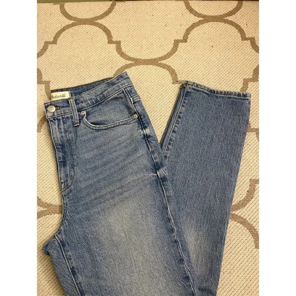 Madewell The High-Rise Slim Boyjean in Neal Wash, TENCEL Denim Edition , size 27 - Picture 2 of 15